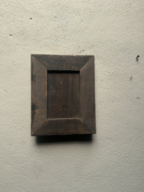 Oud houten Fotolijst fotolijstje sloophout  lijstje landelijk vintage doorleefd hout maat S