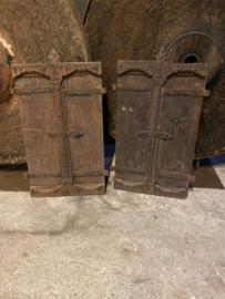 Oud houten Luik luikje luikjes wandpaneel wanddecoratie stoer landelijk industrieel