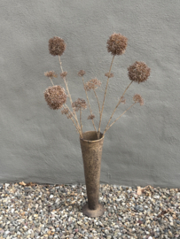 Mooie sobere decoratietak bruin kunstbloem eupatorium S Brown 90 cm