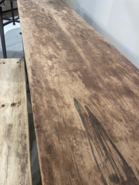 Hele gave oude houten Sidetable Voorzetschouw schouw haard wandmeubel schouw dressoir landelijk