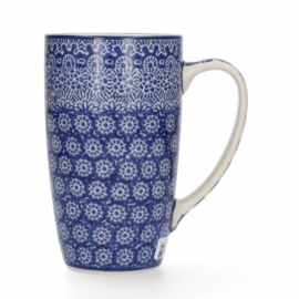 Bunzlau Castle Mug Coffee to Go 420 ml - Lace - mok