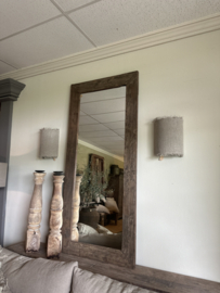 Paar linnen wand lamp orpa