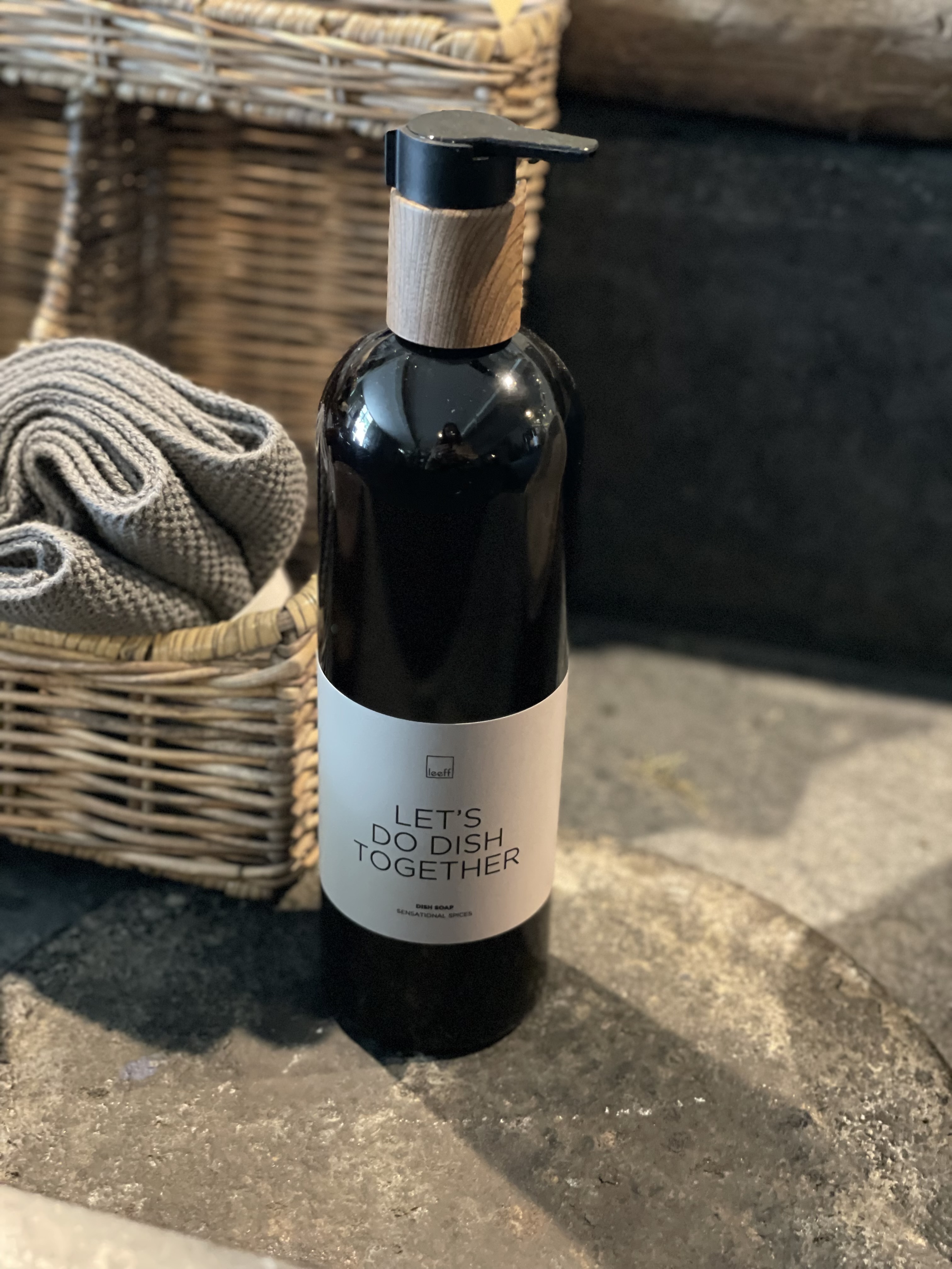 Zeeppompje zeeppomp 500 ml afwasmiddel zeep met leuke tekst kadotip kadootje let's do dish together