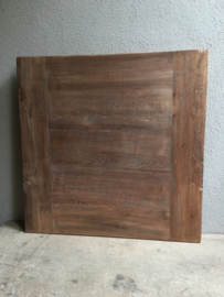 tafelblad teakhout tafel blad 70 X 70 cm vierkant