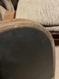 Vintage houten krijtbord schoolbord winkelbord reclamebord tekstbord landelijk stoer oud hout