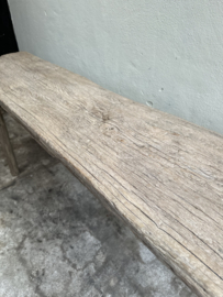 Landelijke oud doorleefd houten sidetable wandtafel sideboard stoer doorleefd 239 cm