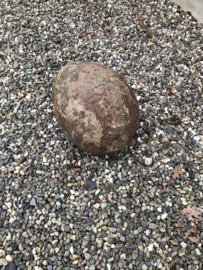 Grote oude antieke stenen bol bal kogel deurstop poort ornament 50/60 kg gewicht tuinornament