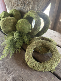 Mooie mos krans kransje moss decoratie 25 cm