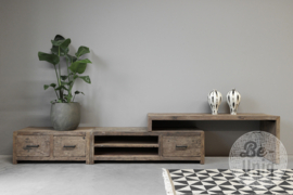 Tv dressoir kast televisie meubel televisiemeubel televisiekast SEP truckwood railway hout houten Mix & match 80 x 40 X H34 cm