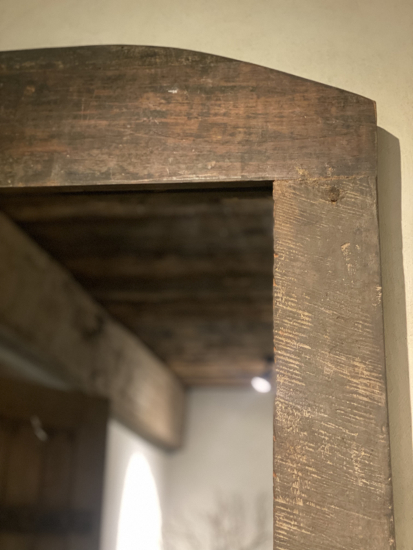vorm Radioactief Weinig Vergrijsd houten spiegel aura Peeperkorn landelijk stoer sober boeren  wandspiegel | Spiegels | 't Jagershuis