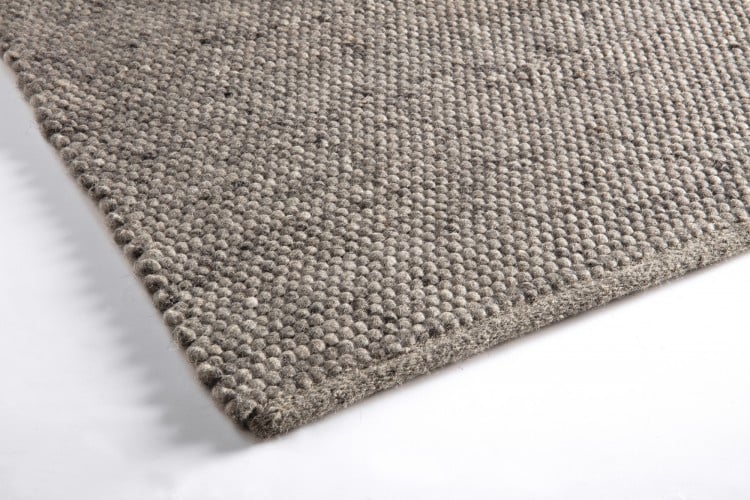 Bondgenoot Calamiteit Donau Groot vlakgewoven 100 % vervilt wol vloerkleed kleed carpet karpet middle  grey 250 x 350 cm | 250 x 350 cm | 't Jagershuis