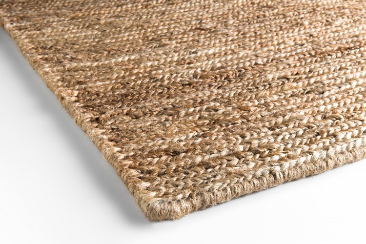 Groot vlakgewoven % hennep vloerkleed kleed carpet karpet 300 x 400 cm | 300 x 400 cm | 't Jagershuis