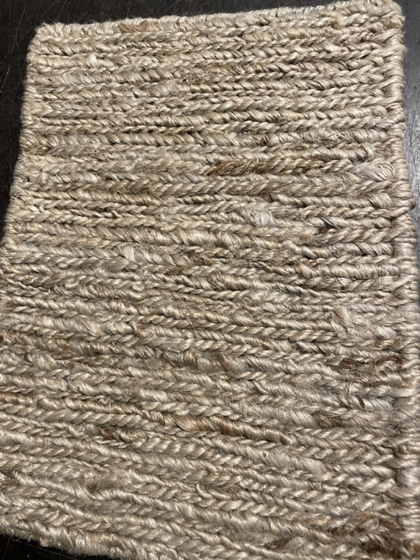 Groot vlakgewoven 100 % hennep vloerkleed kleed carpet karpet Sand  200 x 140 cm
