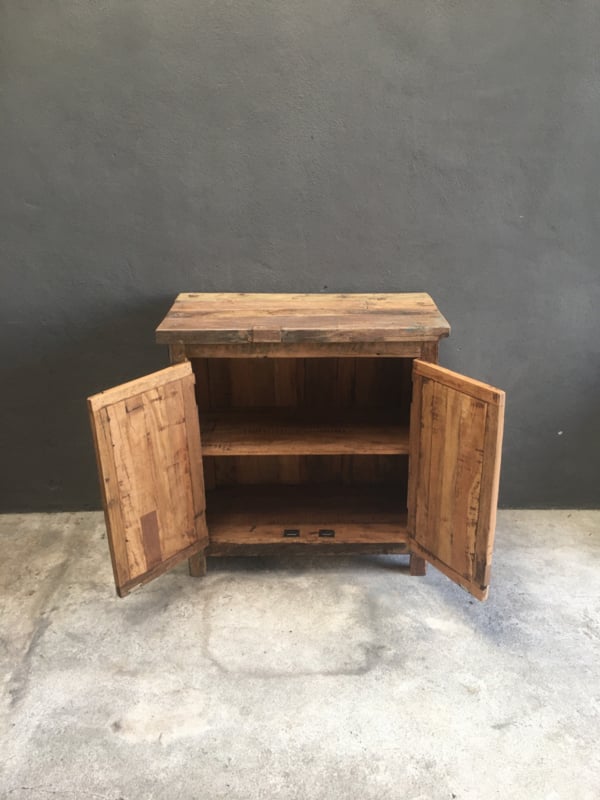 houten commode dressoir kast kastje wandmeubel truckwood railway oud houten | Meubels | 't Jagershuis