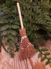 straw broom