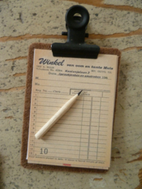 clipboard with order lists