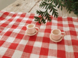 cup and saucer natural