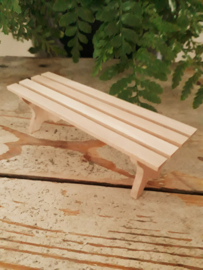houten bankje naturel