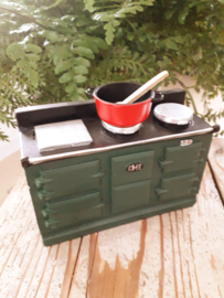 AGA stove dark green