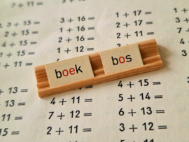 2 x lesbalkje woordjes & sommen
