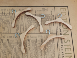 coat hanger 7.5 cm rustic per piece