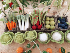 materiaalpakket  "groente en fruit" incl. patroon
