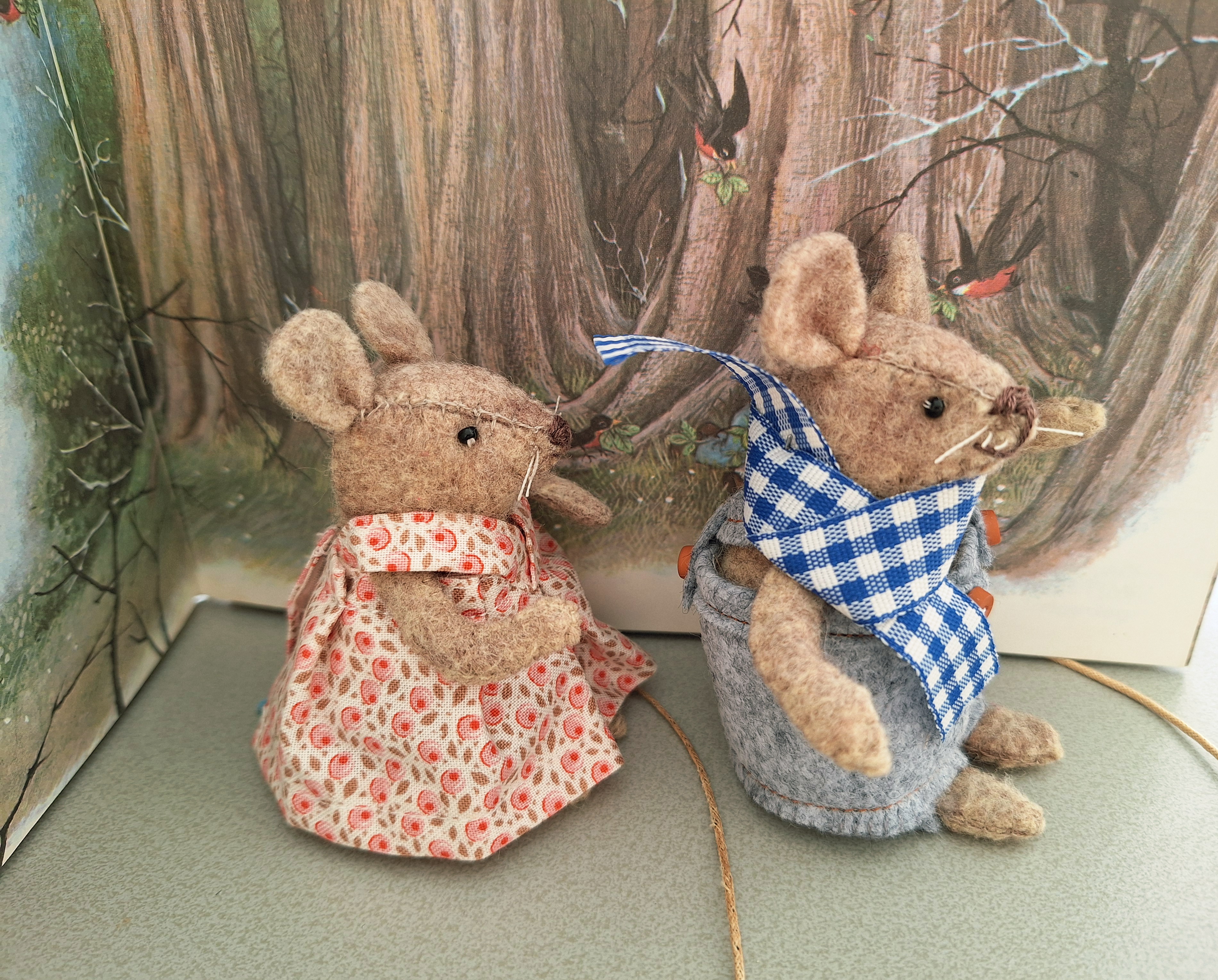 Felt Kit Mouse children with pattern