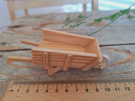 kruiwagen naturel hout