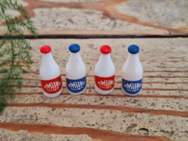 2 x schoolmelk rood etiket