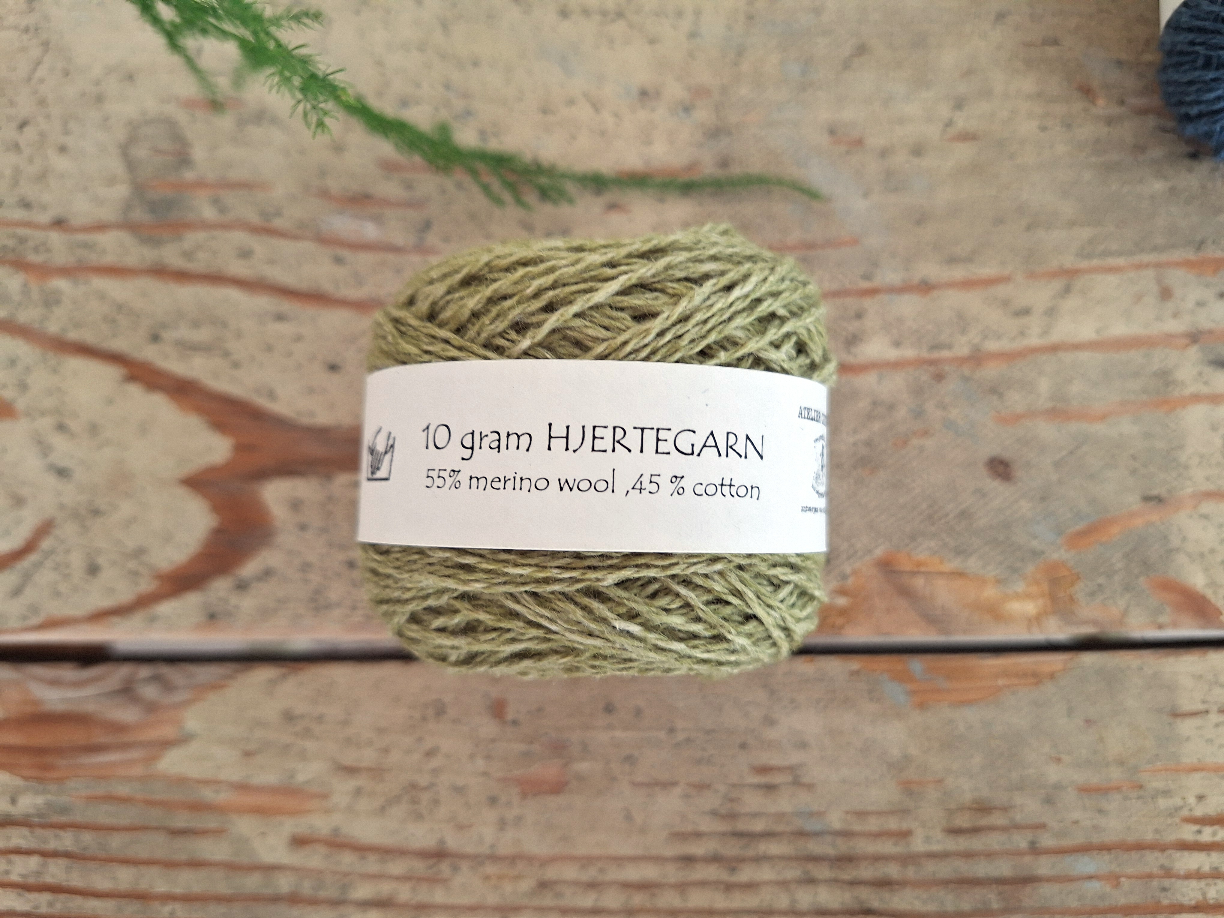 HJERTEGARN groen 10 gram