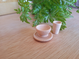 bordje- servies hout