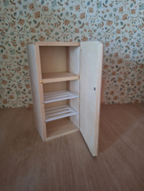 koelkast hout naturel