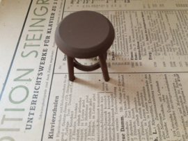 wooden stool brown