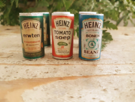 3 cans of HEINZ