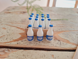 2 x schoolmelk blauw etiket