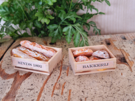 houten krat  -bakkerij- per stuk