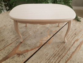 houten tafel ovaal 13 x 7,5 cm