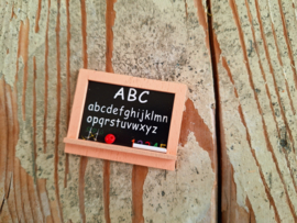 klein schoolbord ABC