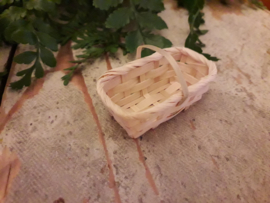 chip basket 2.5 x5 cm natural