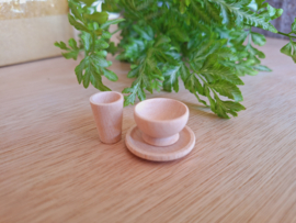 bordje- servies hout