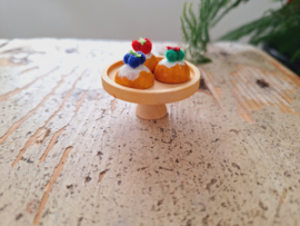 Petits Desirés, geel 3 stuks(rood,blauw,groen)