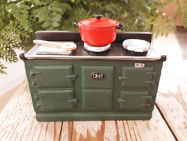 AGA stove dark green