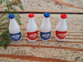 2 x schoolmelk blauw etiket