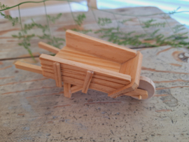 kruiwagen naturel hout