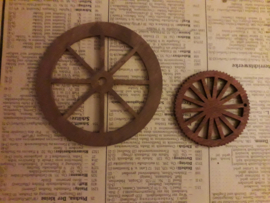 wooden wheel 8 cm