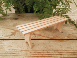 houten bankje naturel