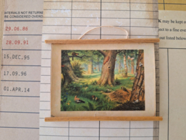 schoolkaart "in het bos"