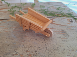 kruiwagen naturel hout