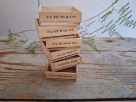 houten krat: firma muis & co