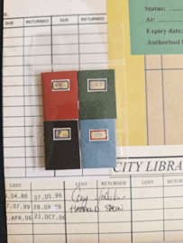 4 schriften handgemaakt